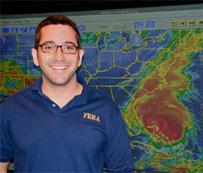 Image of Matthew Green, FEMA Hurricane Liaison Team Manager at NHC